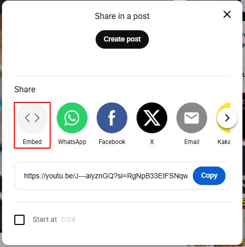 YouTube IFrame tag tutorial